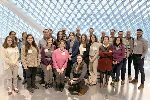 Photograph of Institute scholars.