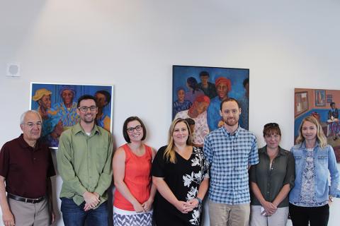 Bud Nicola with scholars from the 2017 PHMC cohort.