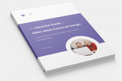Image showing a print copy of the Guide to Older Adult-Centered Design