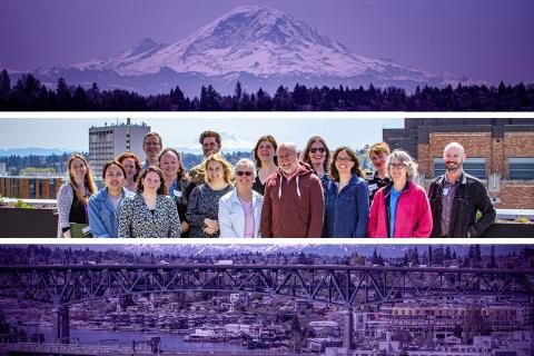 Image of some NWCPHP staff with NNPHI during site visit