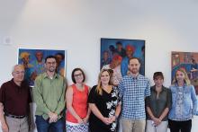 Bud Nicola with scholars from the 2017 PHMC cohort.