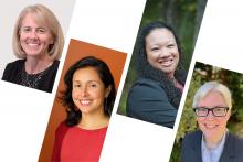Photo montage depicting Kathy Lofy, Antoinette Angulo, Yolanda Fong, and Jennifer Jones-Vanderleest
